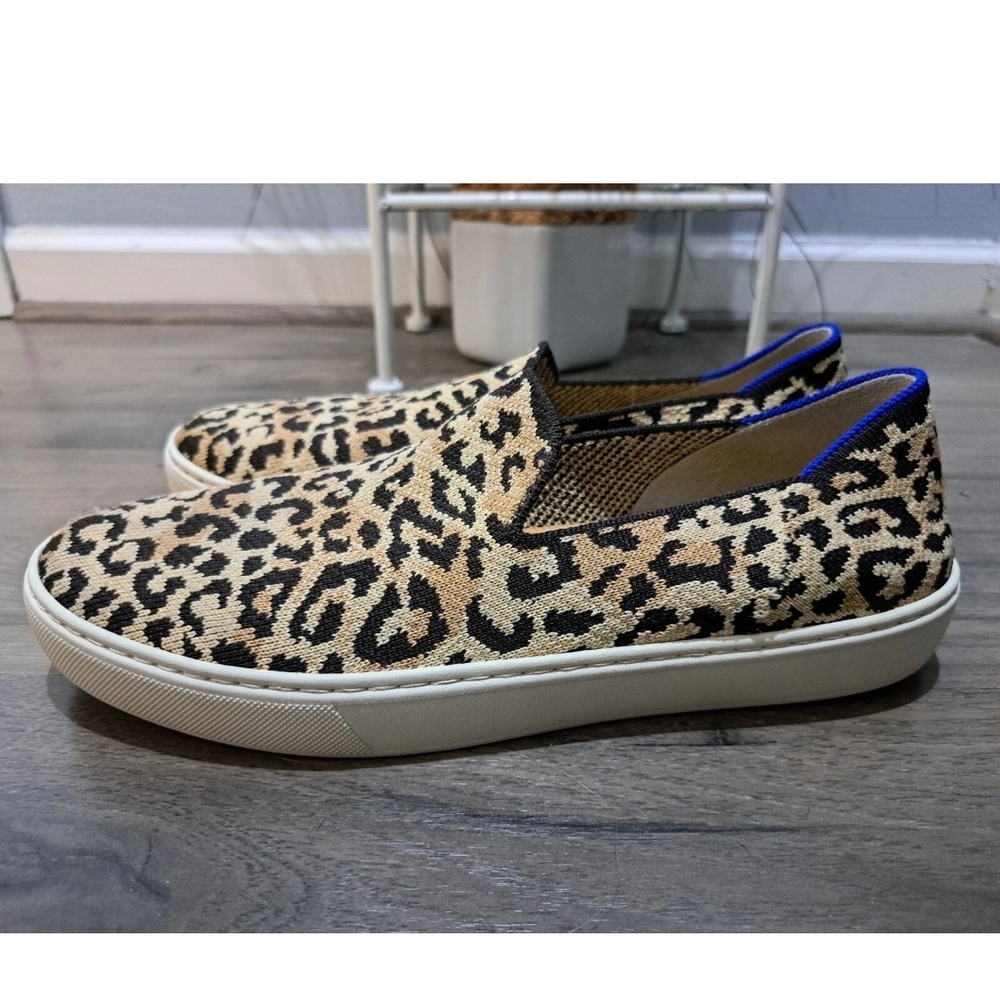 Rothy's Men's Leopard Print Slip-Ons - Picture 4 of 8